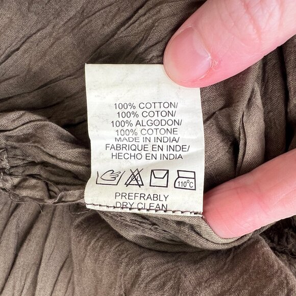 Vintage 90s Y2K Tiered Midi Skirt Gypsy Boho Cowgirl Western Bohemian Whimsigoth - Picture 8 of 11